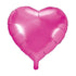 Folienballon Herz fuchsia