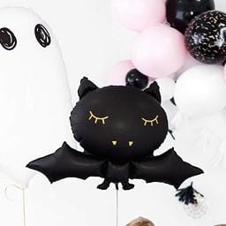 Folienballon Fledermaus Halloween schwarz