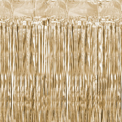 Folien Vorhang gold