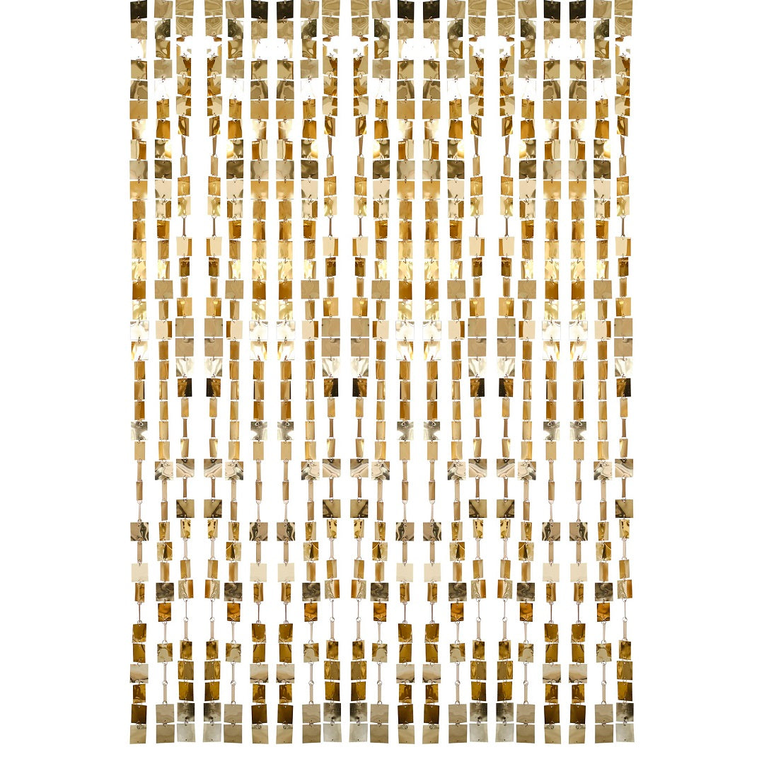Pailetten Vorhang gold