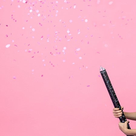 Gender Reveal Konfetti Kanone 60 cm rosa