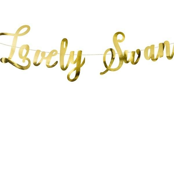 Girlande Lovely Swan in gold