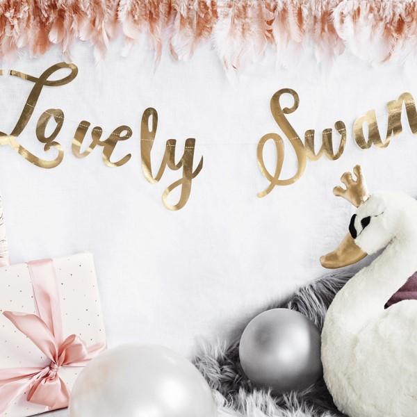 Girlande Lovely Swan in gold