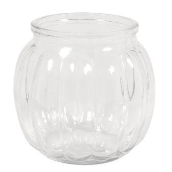Vintage Glas Vase Hochzeit rund