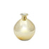 Glas Vase metallic rund gold