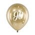 Glossy Luftballons 90. Geburtstag