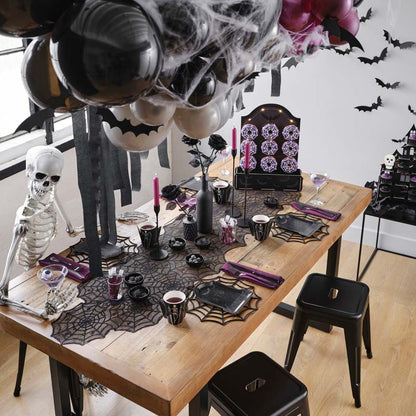 Halloween Dekorations Beispiel in schwarz