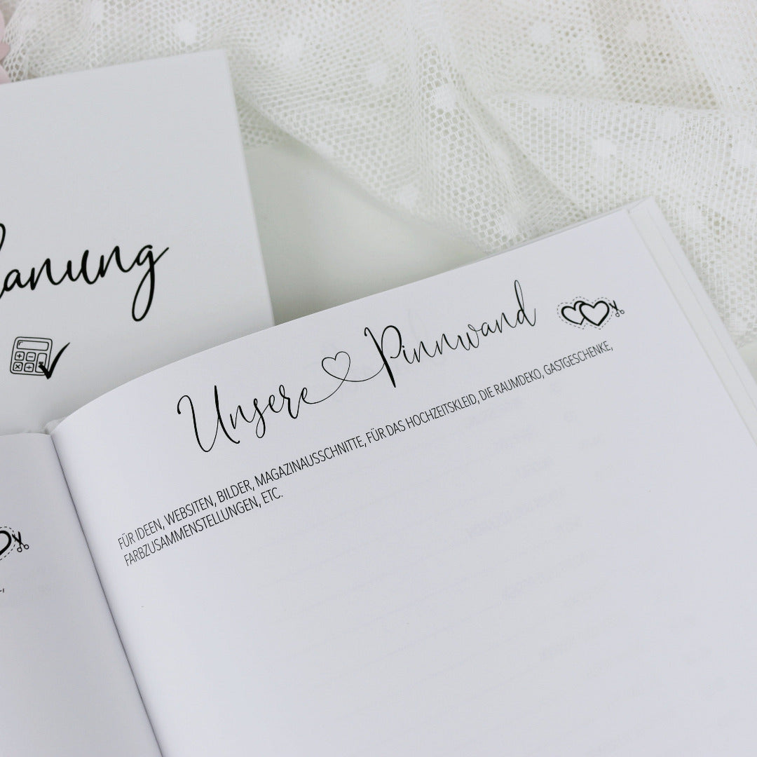 Planungsbuch Hochzeit vom Ja Hochzeitsshop