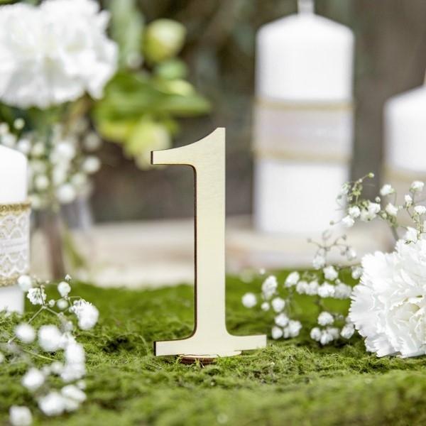 Stilvolle Tischnummern für Deine Hochzeit – Ja-Hochzeitsshop