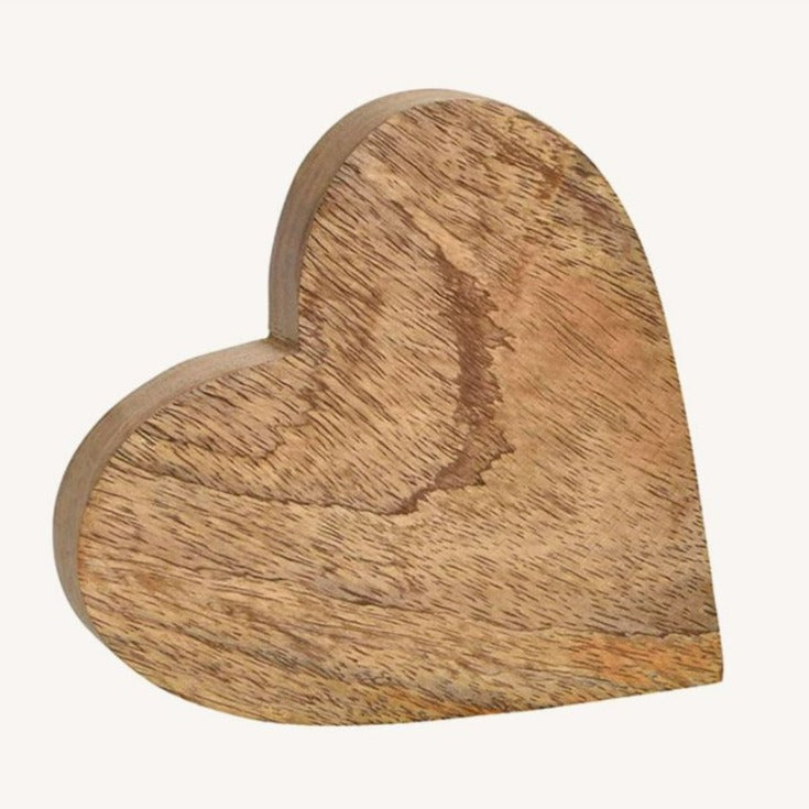Personalisiertes Holz Herz zur Hochzeit 