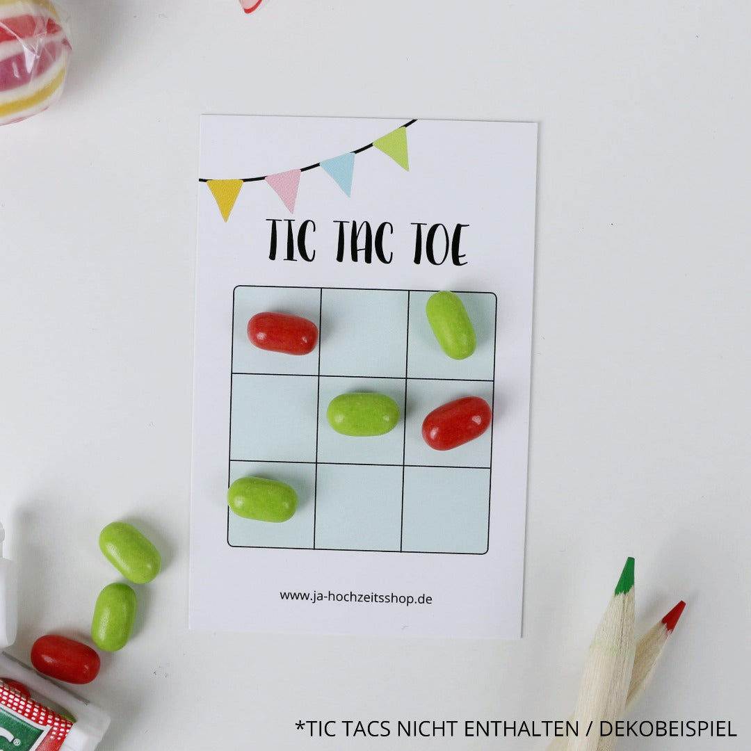 Tic Tac Toe Gastgeschenk Spiel