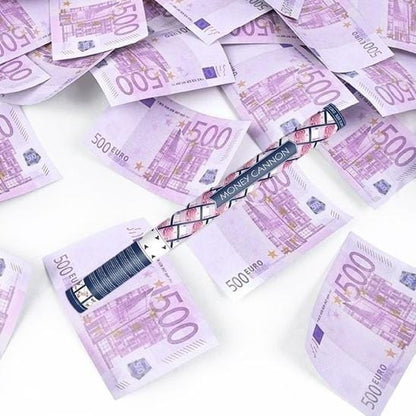 Konfetti Kanone 500 Euro Geldscheine