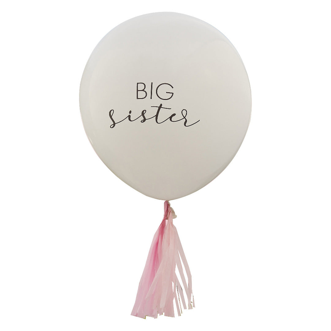 XL Ballon Big Sister fuer Babyparty