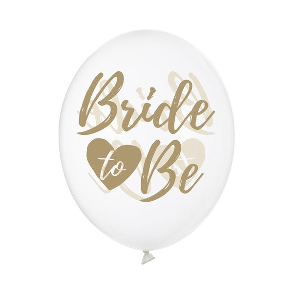Latexballons Bride to be gold