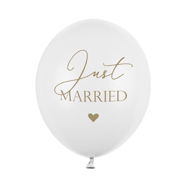 Luftballons Just Married
