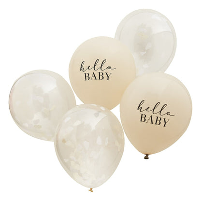 Latexballons Set  fuer die Baby Party
