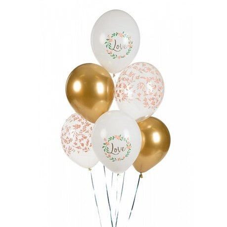 Luftballons Deko Set Love