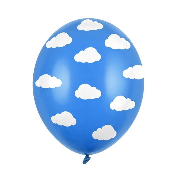 Luftballons Wolken blau