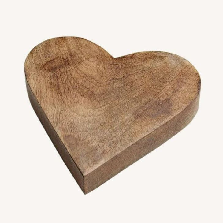 Personalisiertes Holz Herz zur Hochzeit
