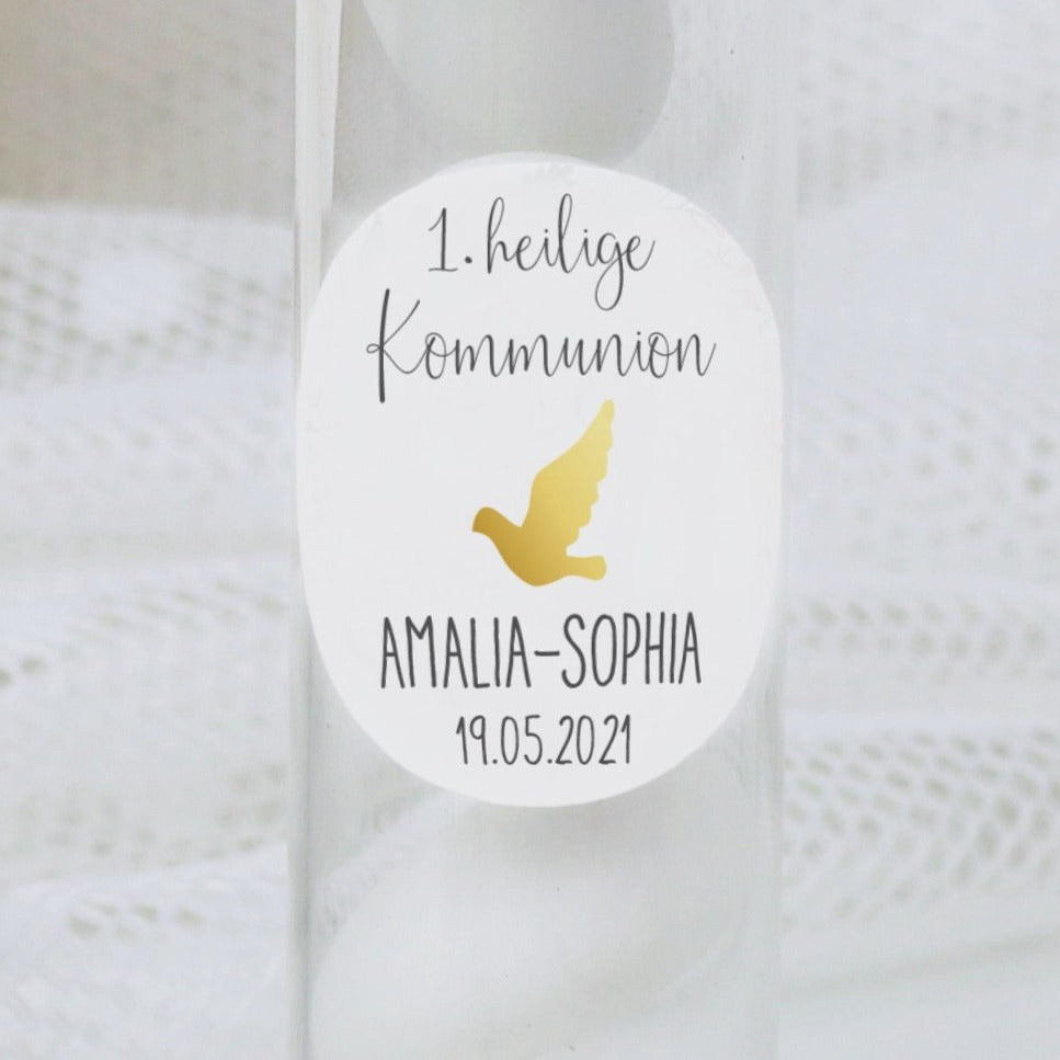 Personalisierte Aufkleber Kommunion