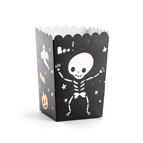 Popcorn Boxen Halloween Skelett
