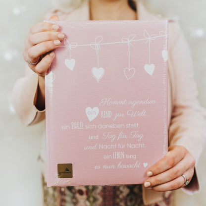 Baby Tagebuch mit spruch von goldbuch in rosa