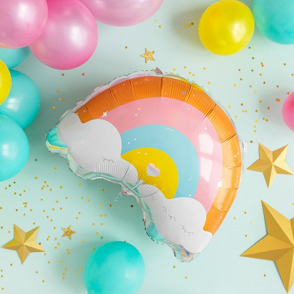 Regenbogen Folienballon