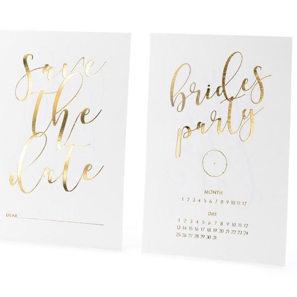 Save the Date Karten Brautparty 10 Stück