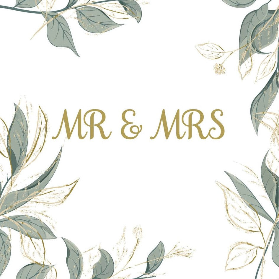 Servietten Wedding Mr &amp; Mrs (16 Stück)