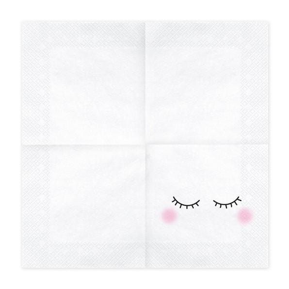 Servietten niedliches Gesicht