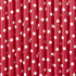 Strohhalme rot mit Punkten weiß