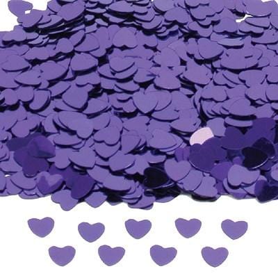 Tischkonfetti Herzen in lila