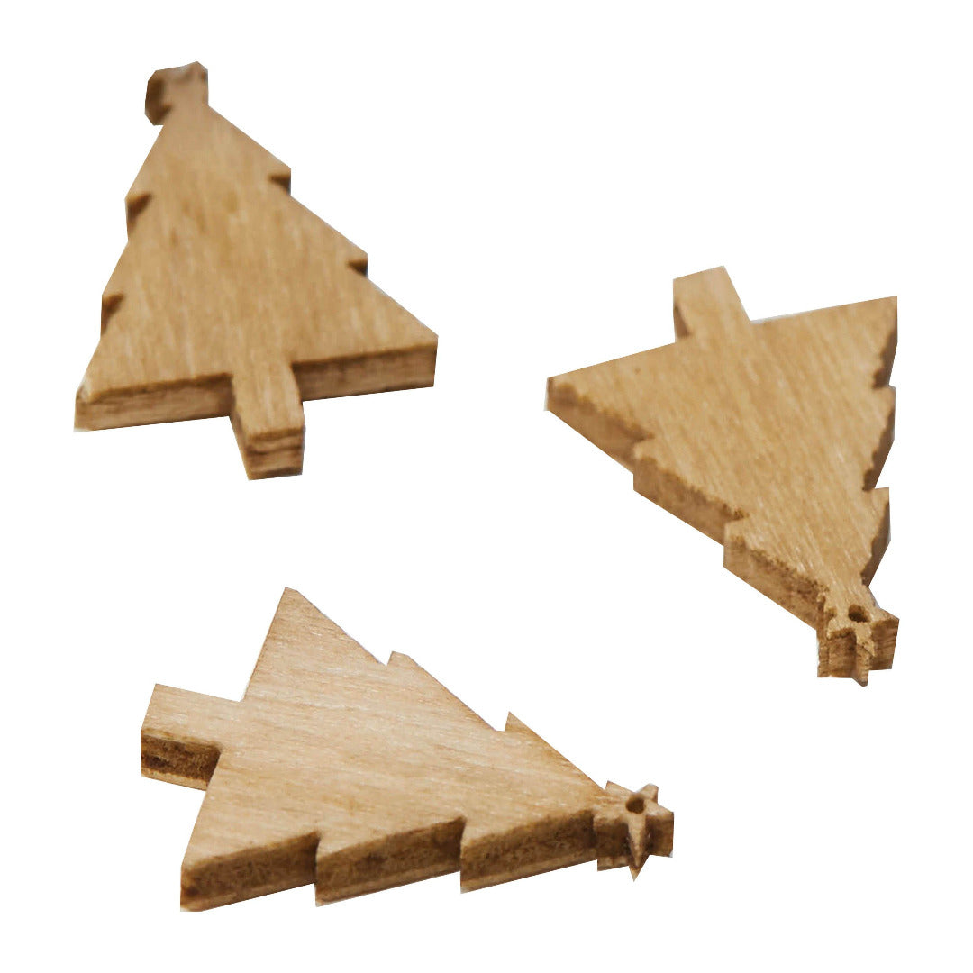 Holz Tisch Deko Streuartikel Weihnachtsbaum