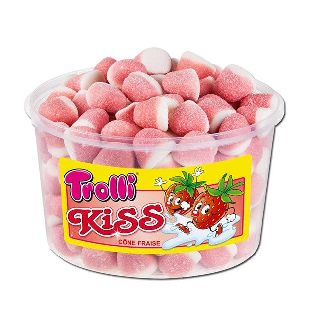Trolli Kiss Schaumerdbeeren