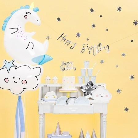 Folienballon Einhorn Deko Beispiel