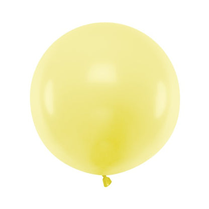 XL Luftballon rund gelb