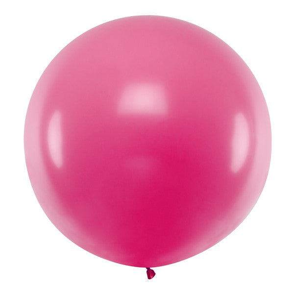 XXL Luftballon rund fuchsia