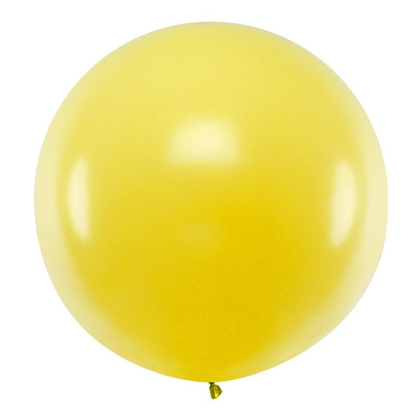 XXL Luftballon rund gelb