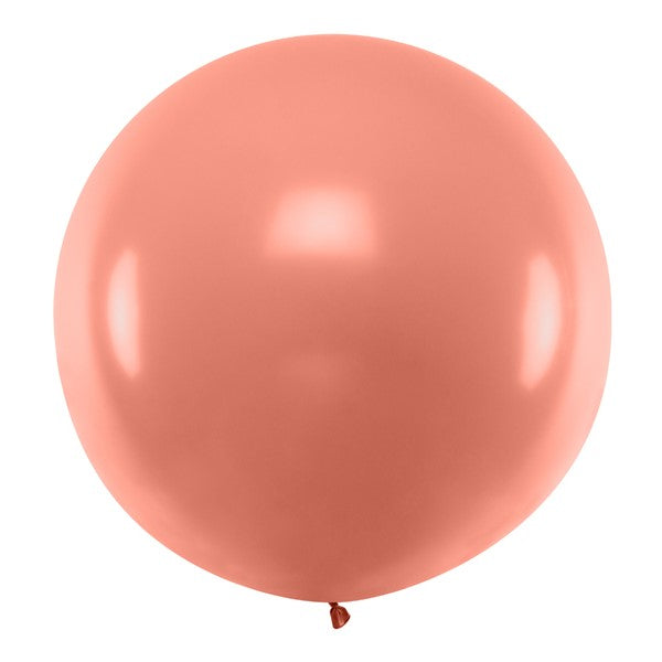 XXL Luftballon rund rosegold