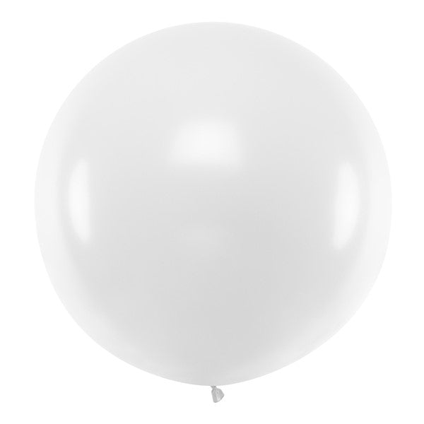 XXL Luftballon rund weiß