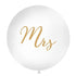 XL Luftballon Mrs gold